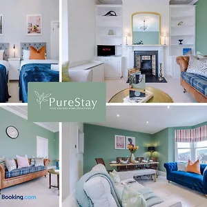 Huge Four Bedroom Townhouse By Purestay Short Lets & Serviced Bath